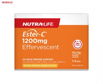 Nutralife 纽乐 酯化维生素C泡腾剂1200mg 5克x15袋 Nutralife 纽乐 酯化维生素C泡腾剂1200mg 5克x15袋